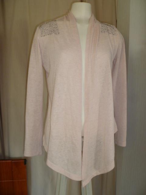 Roze losse gilet trui van Vila Joy, Medium, Vila Joy, Enlèvement ou Envoi, Comme neuf, Rose