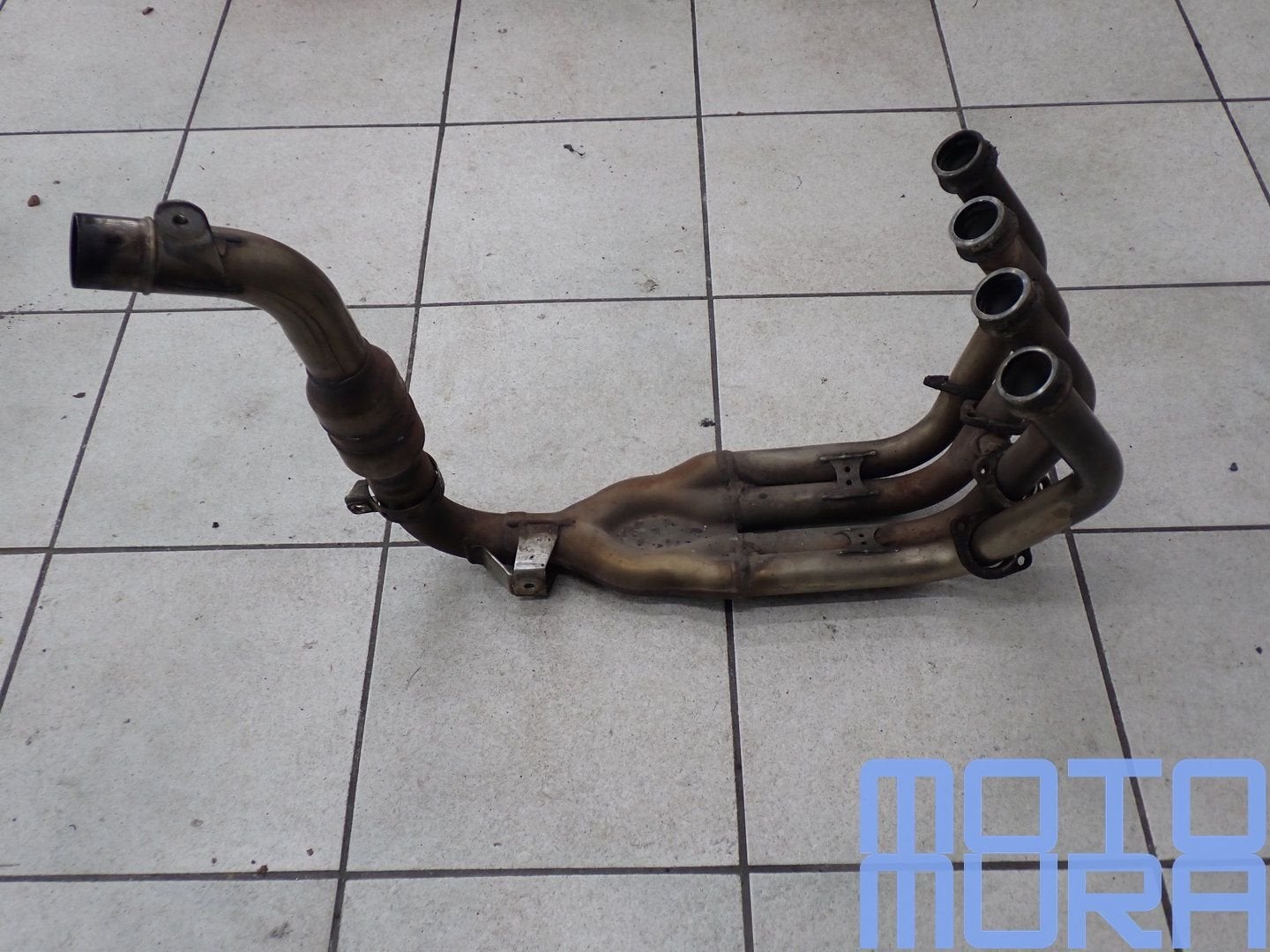 Yamaha FZ6 2004 - 2006 : pot d'échappement, coude d'échappem, -, Utilisé, -, -