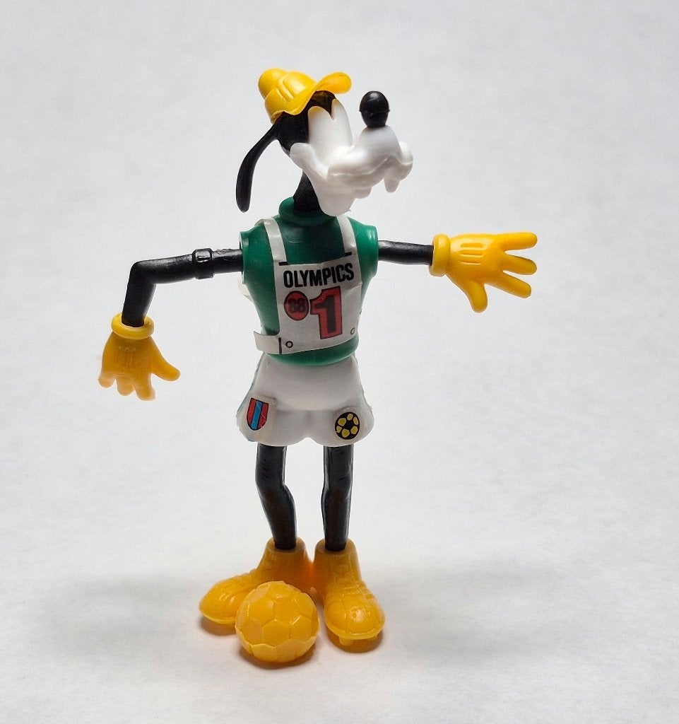 Olympia Goofy 1988 Fussballspieler Footballeur incomplet, Collections, Enlèvement ou Envoi, Utilisé, Figurines