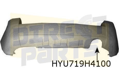 Hyundai Tucson (8/04-5/10) achterbumper (te spuiten) (1 uitl, -, Verzenden, -, Nieuw