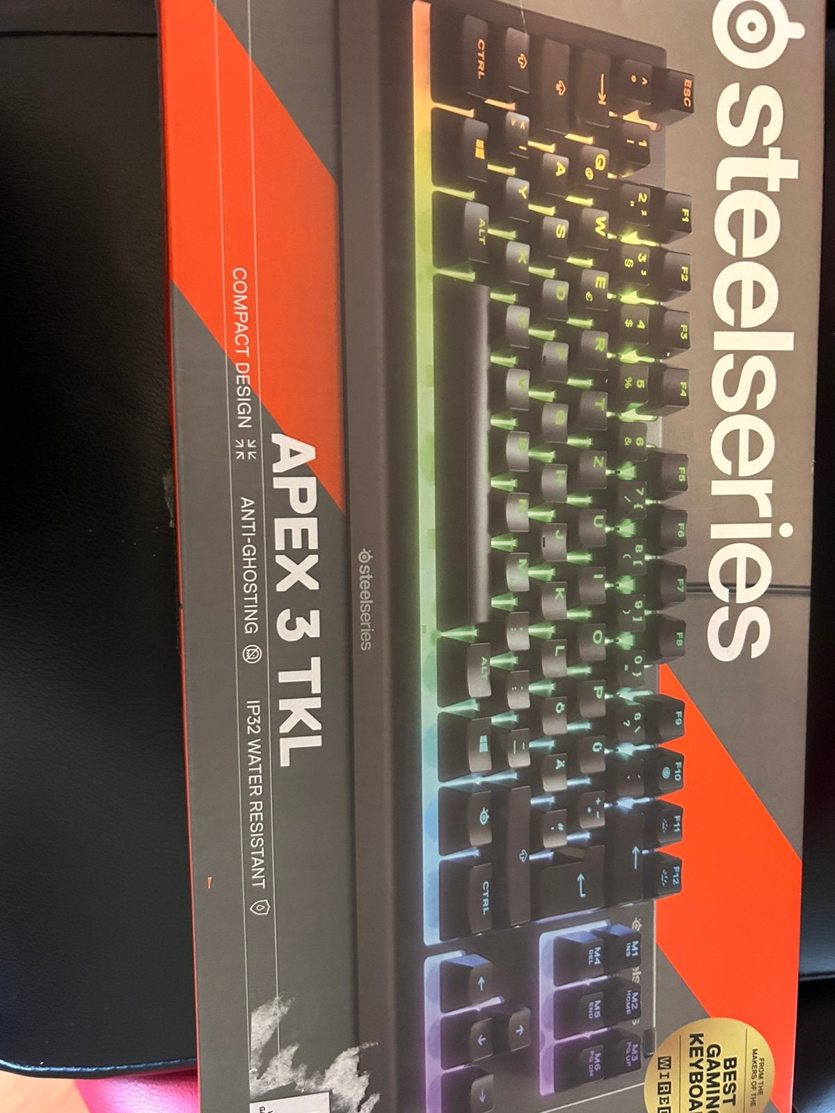 Clavier gaming steelseries apex 3 tkl, Computers en Software, Toetsenborden, Ophalen, Zo goed als nieuw