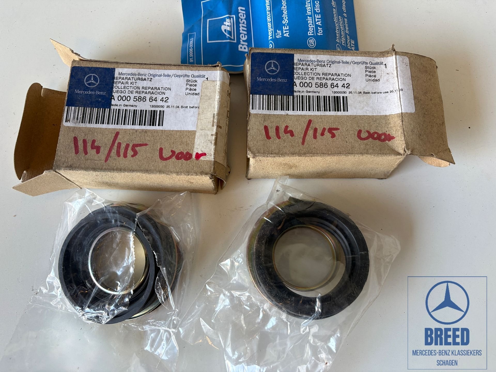 NOS revisieset remklauw voor Mercedes-Benz R107 W108 W111 W1, Neuf, -, -, Enlèvement ou Envoi
