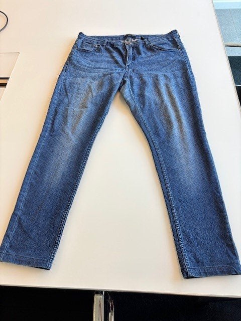 Jeans skinny - T 42, Kleding | Dames, Spijkerbroeken en Jeans, H&M, Ophalen of Verzenden, Blauw
