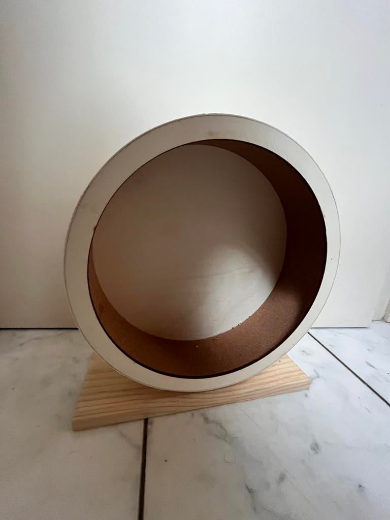 28 cm Trixie looprad of loopwiel uit hout (stil), Ophalen of Verzenden, Zo goed als nieuw, Loopwiel of Rad
