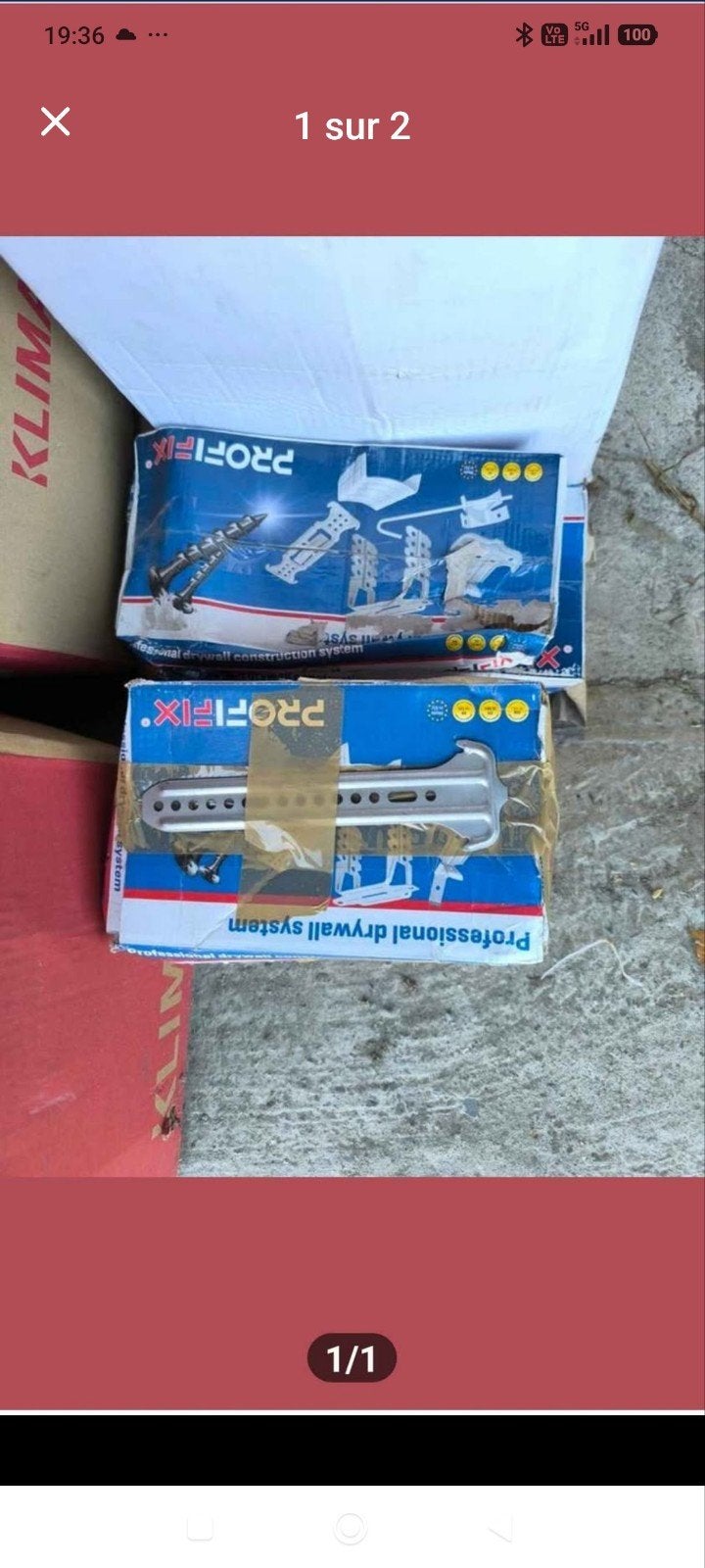 attache pour plafond métal stud, Bricolage & Construction, Enlèvement
