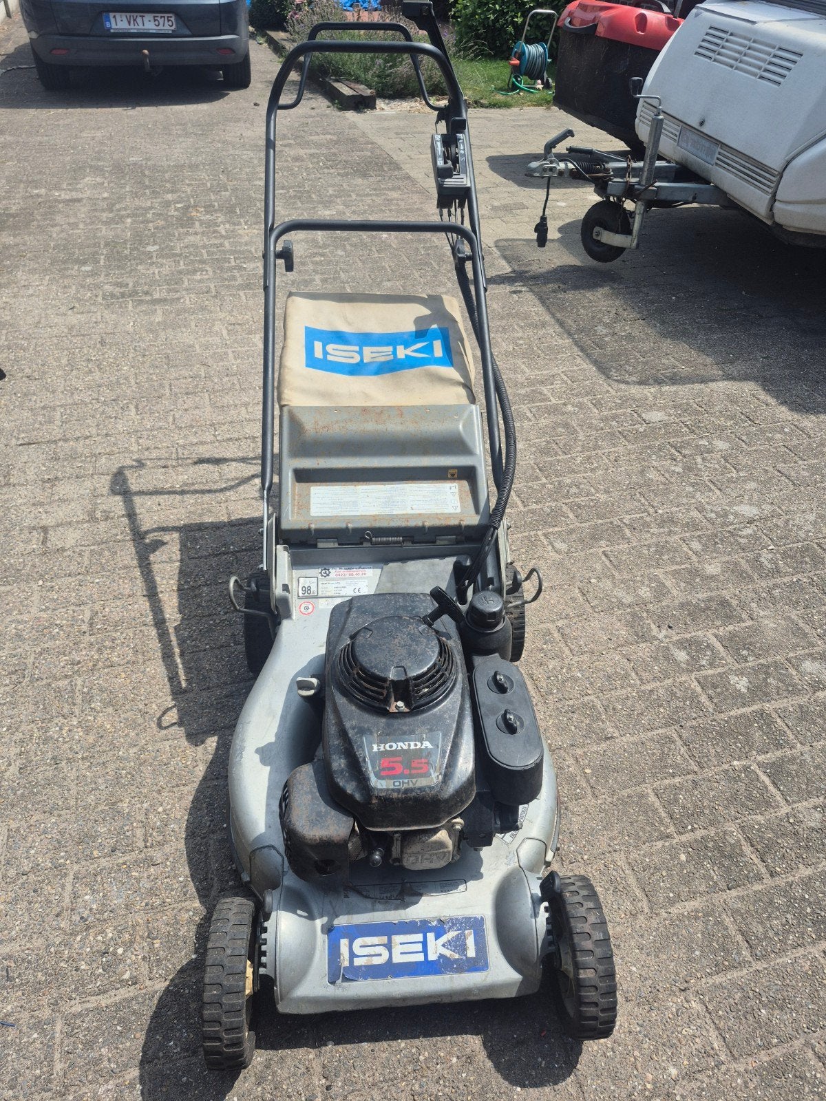 Iseki sw5210 met honda motor, Enlèvement