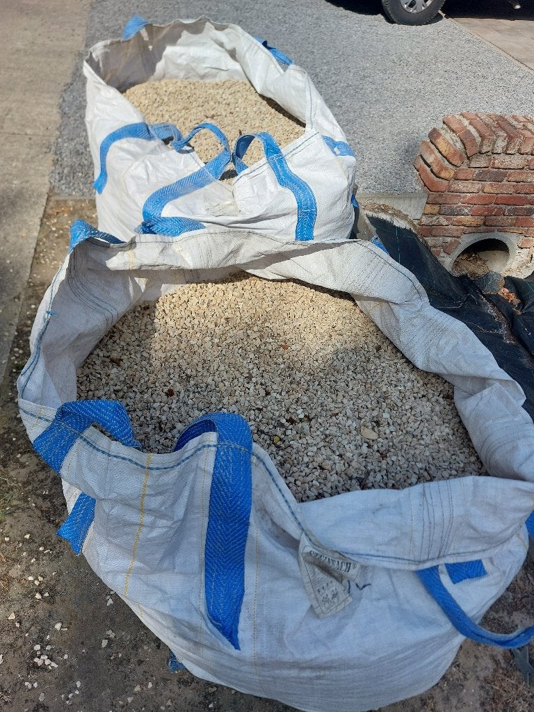 Gele split kiezels, Tuin en Terras, Ophalen, Split