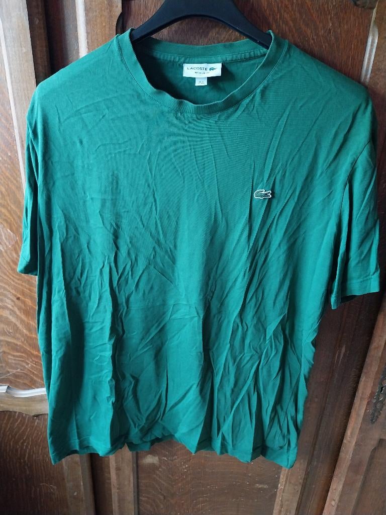 Lacoste XXL T-shirt, Ophalen of Verzenden, Zo goed als nieuw, Overige maten, Groen