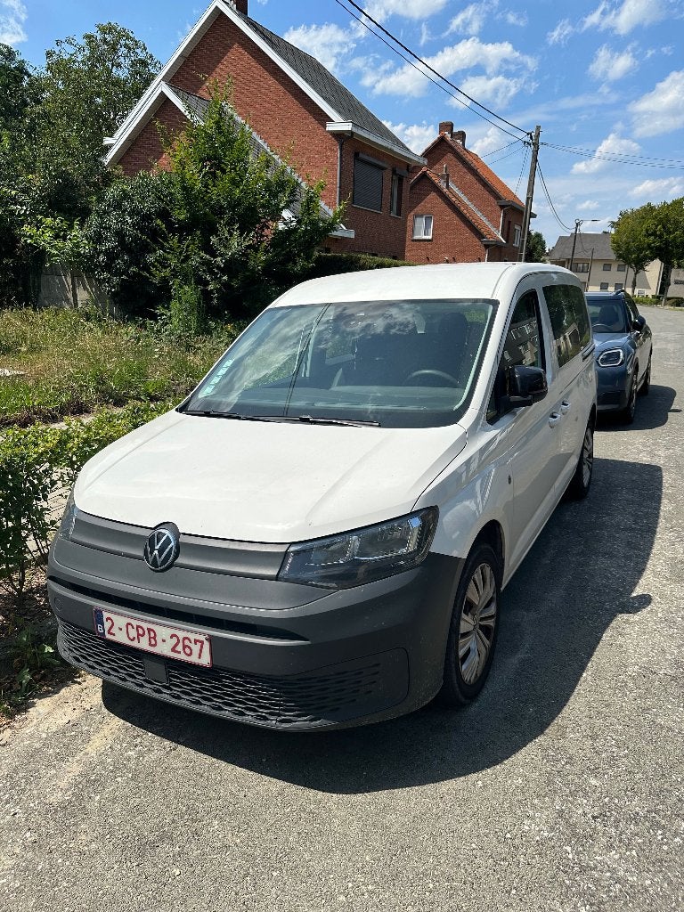 VW Caddy, Auto's, Voorwielaandrijving, 75 kW, Wit, 5 deurs