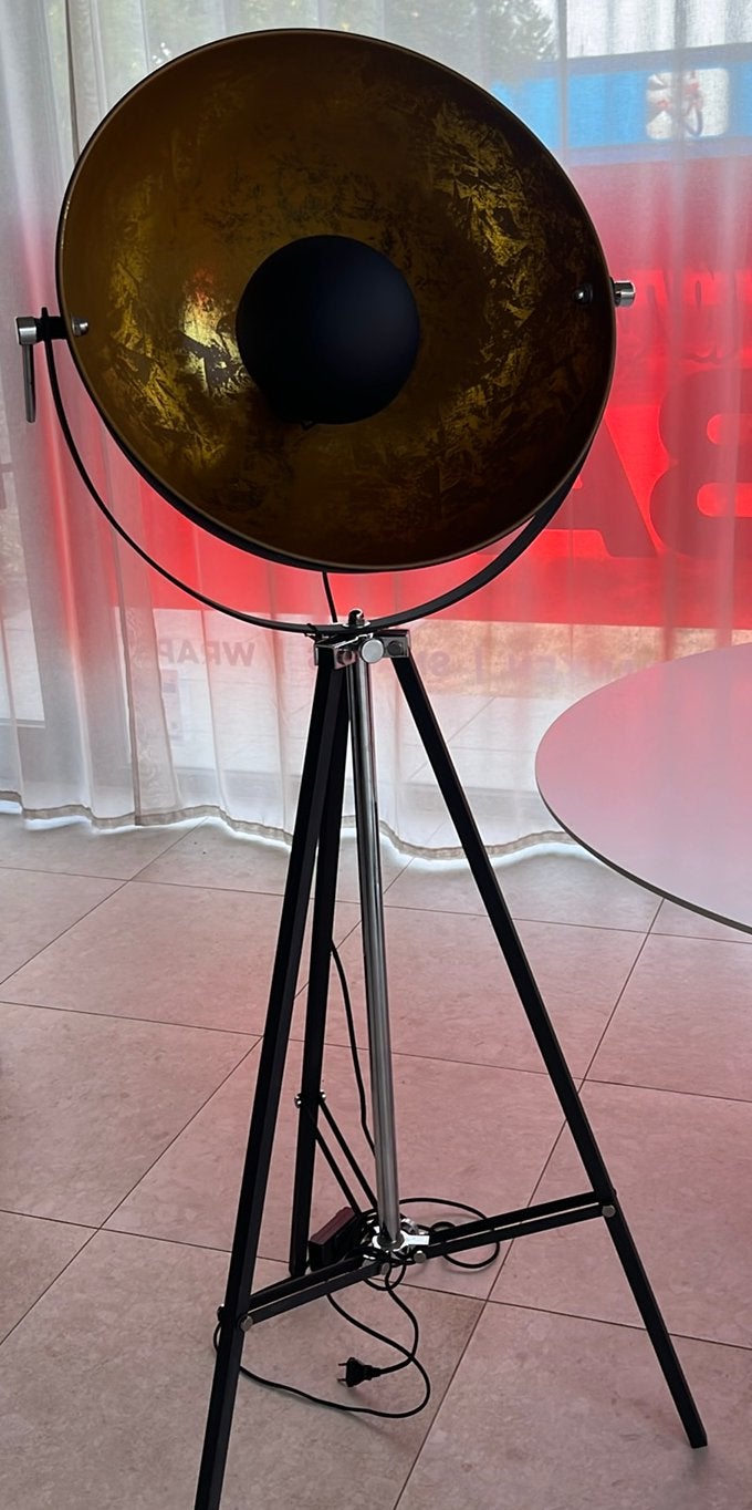 Staande lamp, Ophalen, Gebruikt, Metaal, 100 tot 150 cm