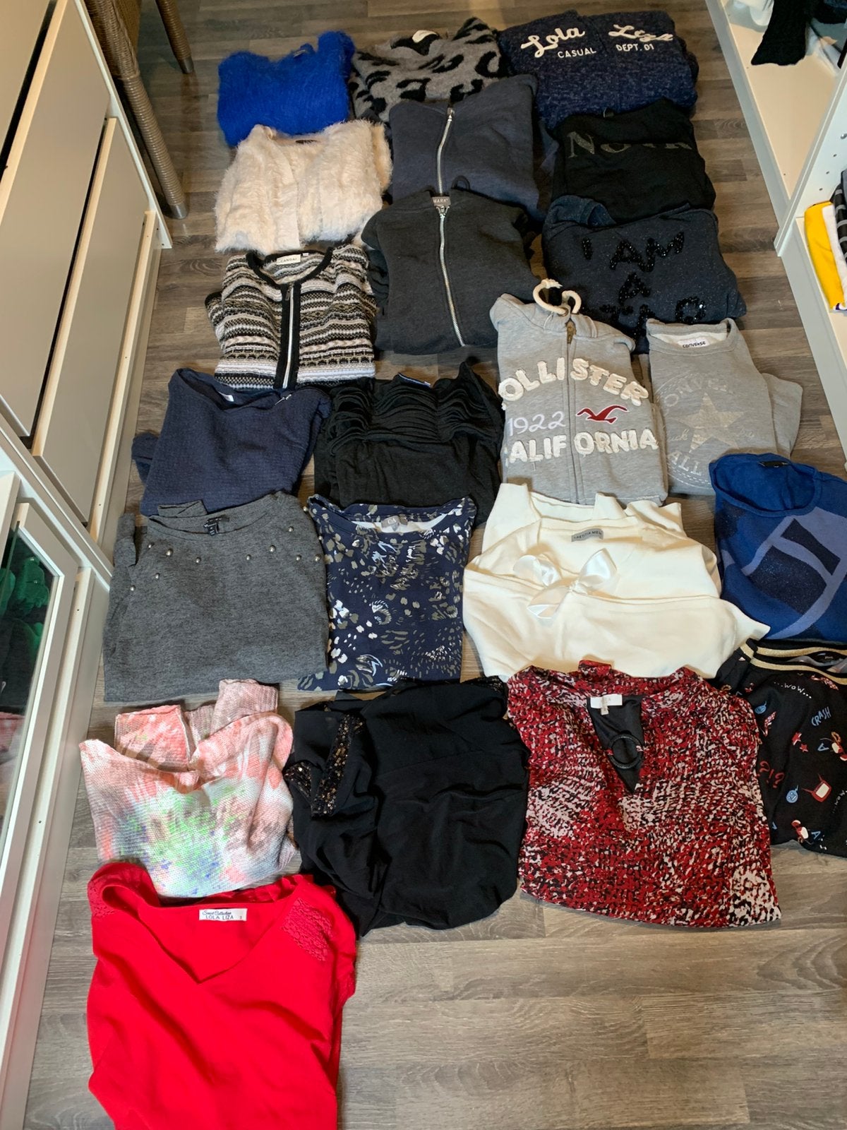 Pakket dames kleding 22stuks sweater gillets bloes maat m, Ophalen, Zo goed als nieuw, Maat 38/40 (M)