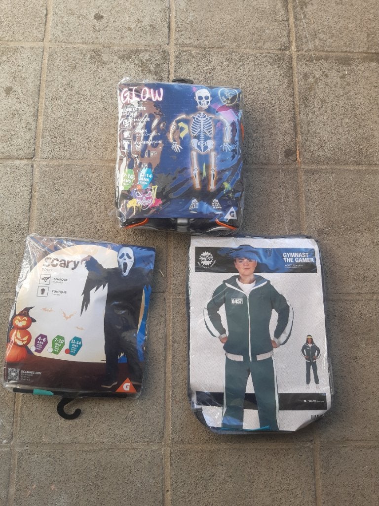 Costume halloween  3 disponibles, Enlèvement, Neuf, Garçon ou Fille
