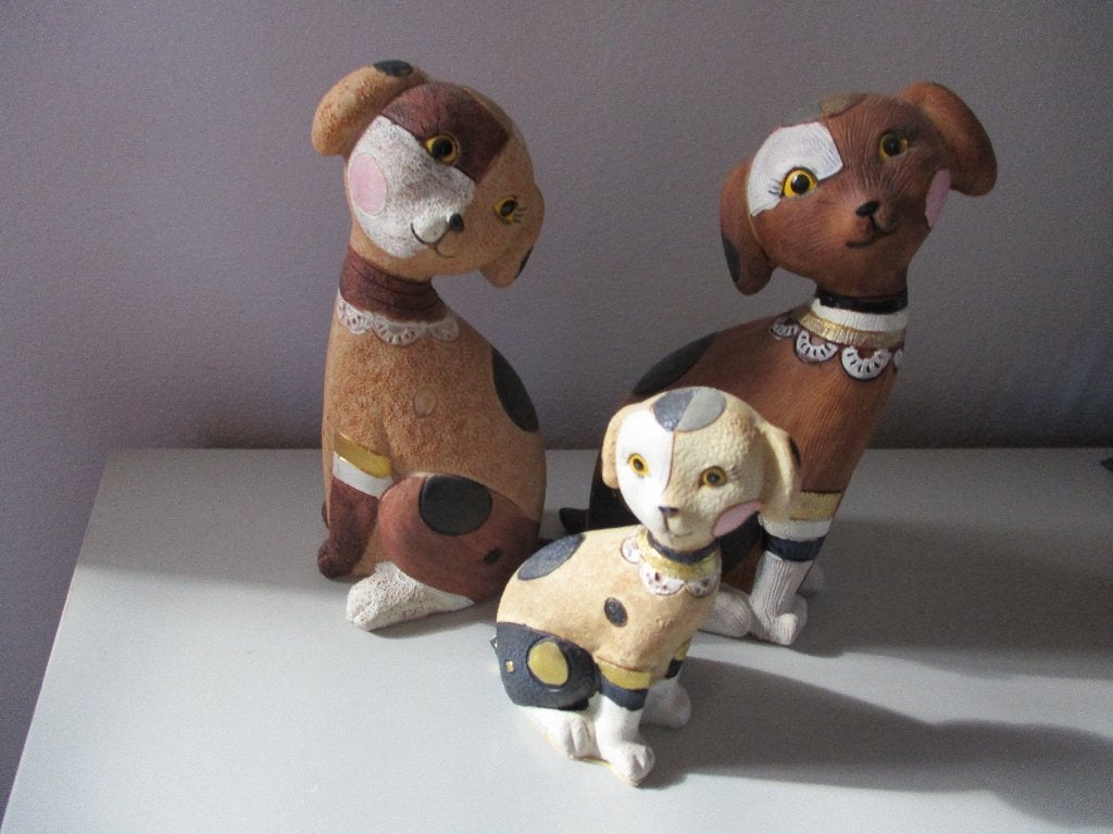 3 schattige hondjes of poesjes beelden, Ophalen of Verzenden, Zo goed als nieuw, Dier