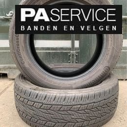2x Continental 225 55 18 zomerbanden met 6,5 mm, Auto-onderdelen, Banden en Velgen, Gebruikt, Velg(en), -, -