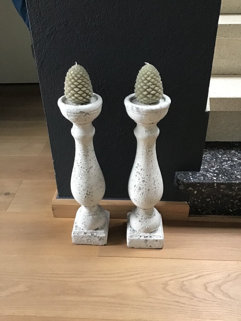 Kandelaars, Antiek en Kunst, Ophalen, Overige materialen