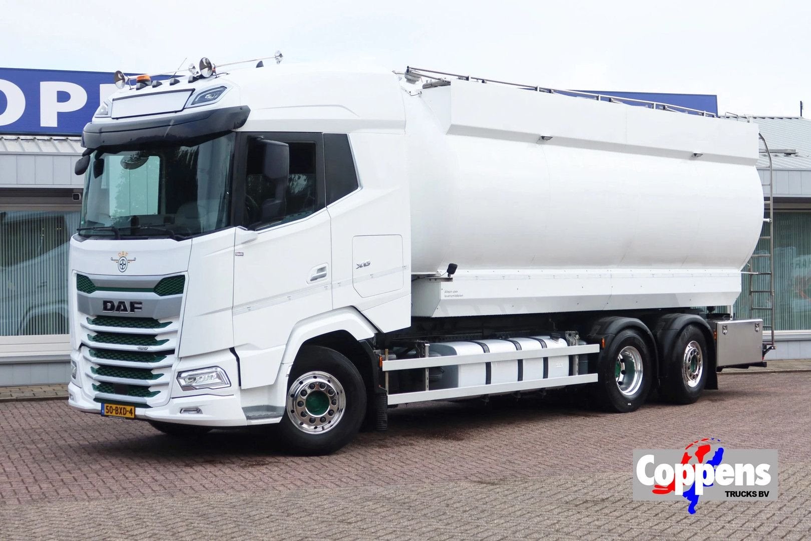 DAF XG 480 FAN 6x2 Food silo 30 M3, Bed 2x Euro 6E, Automaat, Wit, Bedrijf, Diesel
