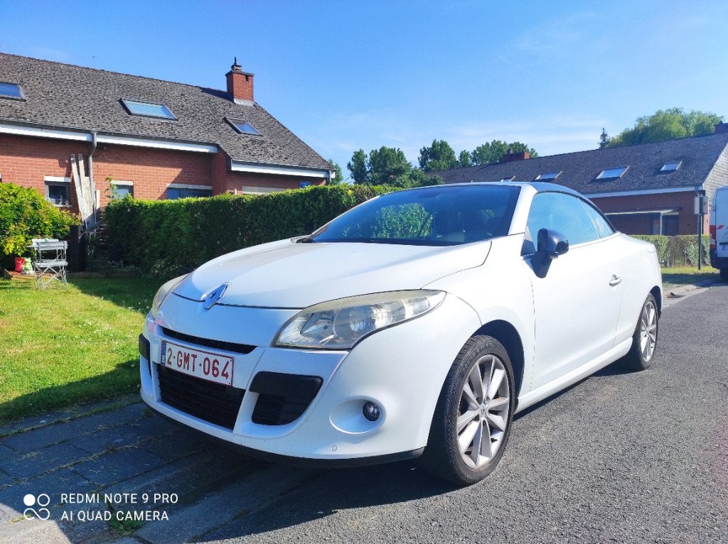 Mégane 3 cabriolet, Auto's, Renault, Cabriolet, Wit, Leder, Particulier