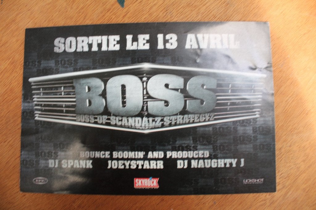 BOSS - flyer sortie album Sniper Lord Kossity Fatcap ... rap, Enlèvement ou Envoi, Utilisé, Autres types