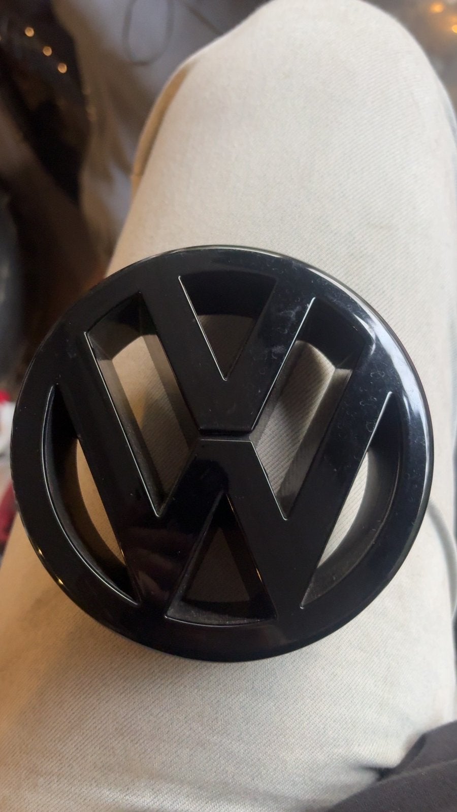 Volkswagen logo, Auto diversen, Wieldoppen, Ophalen, Zo goed als nieuw