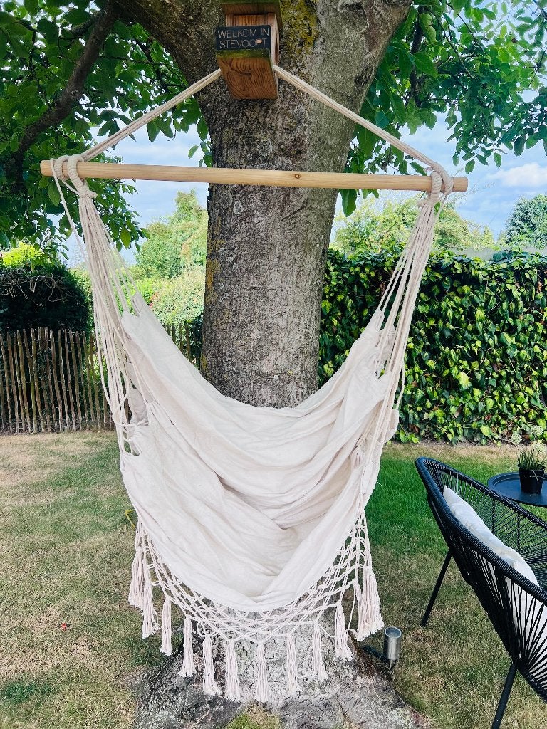 Hangstoel tuin, Ophalen, Zo goed als nieuw