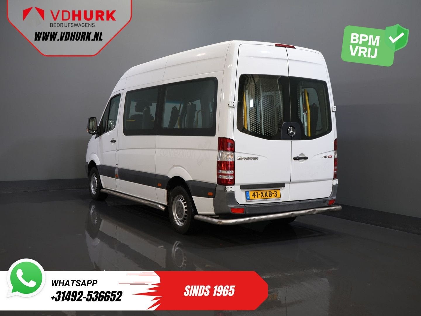 Mercedes-Benz Sprinter 313 2.2 CDI L2H2 €8.772 Incl. BTW EXP, 207 g/km, Airconditioning, Wit, Mercedes-Benz