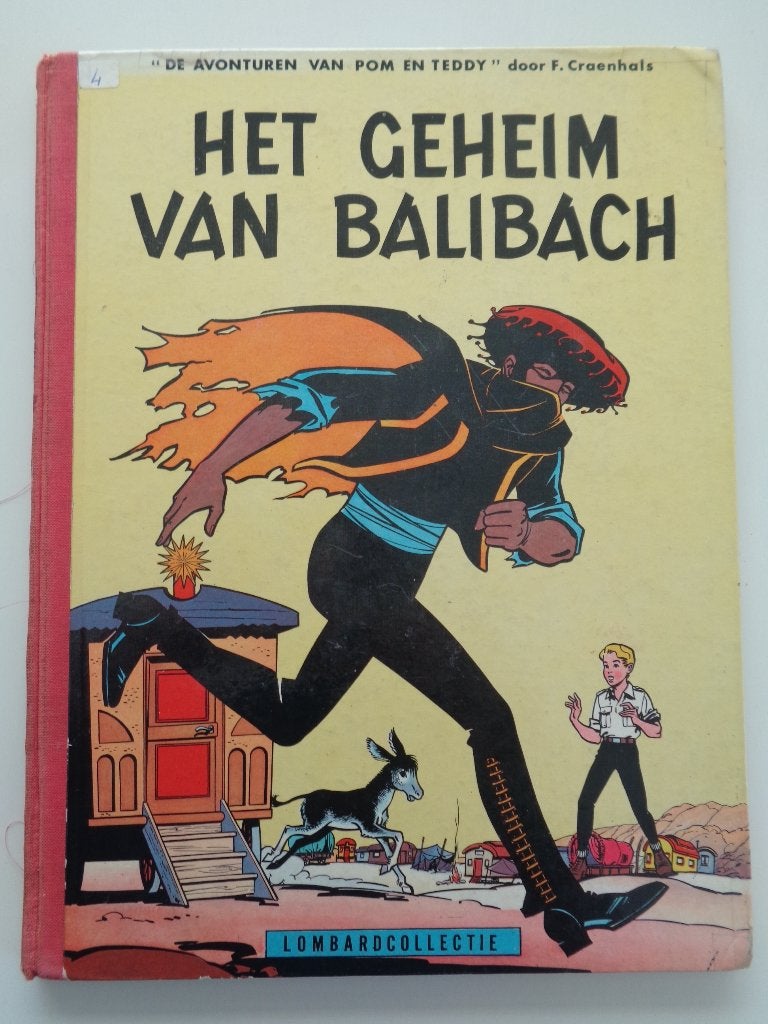 Pom en Teddy - Het Geheim v Balibach - HC 1e dr. 1960, Ophalen of Verzenden