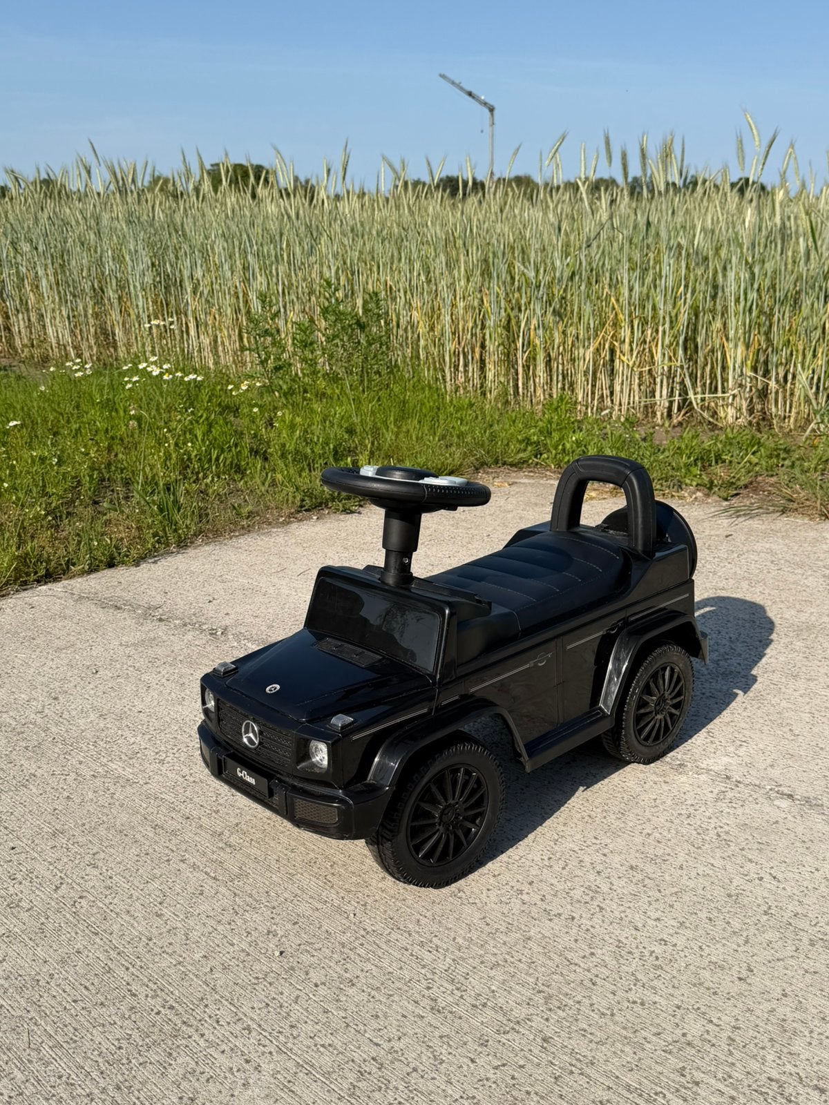 Loopwagen Mercedes Benz G-Klasse zwart, Ophalen, Zo goed als nieuw