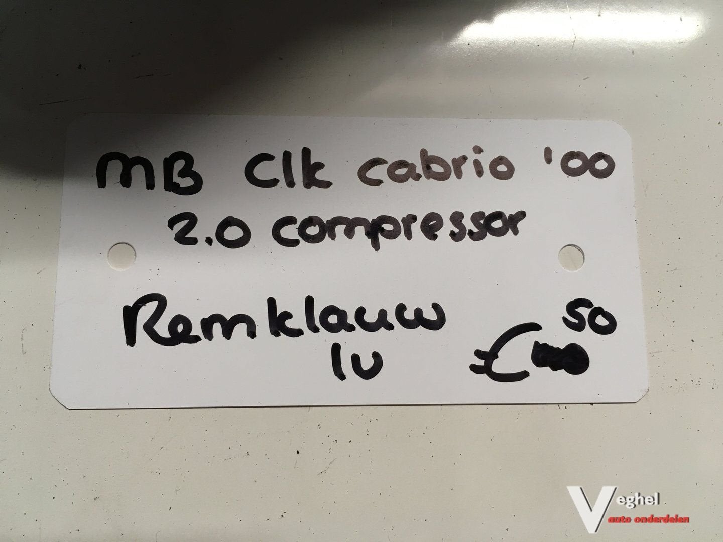 Mercedes  CLK Cabrio 2000 Remklauw Linksvoor of Rechtsvoor, Gebruikt, -, -, Ophalen of Verzenden