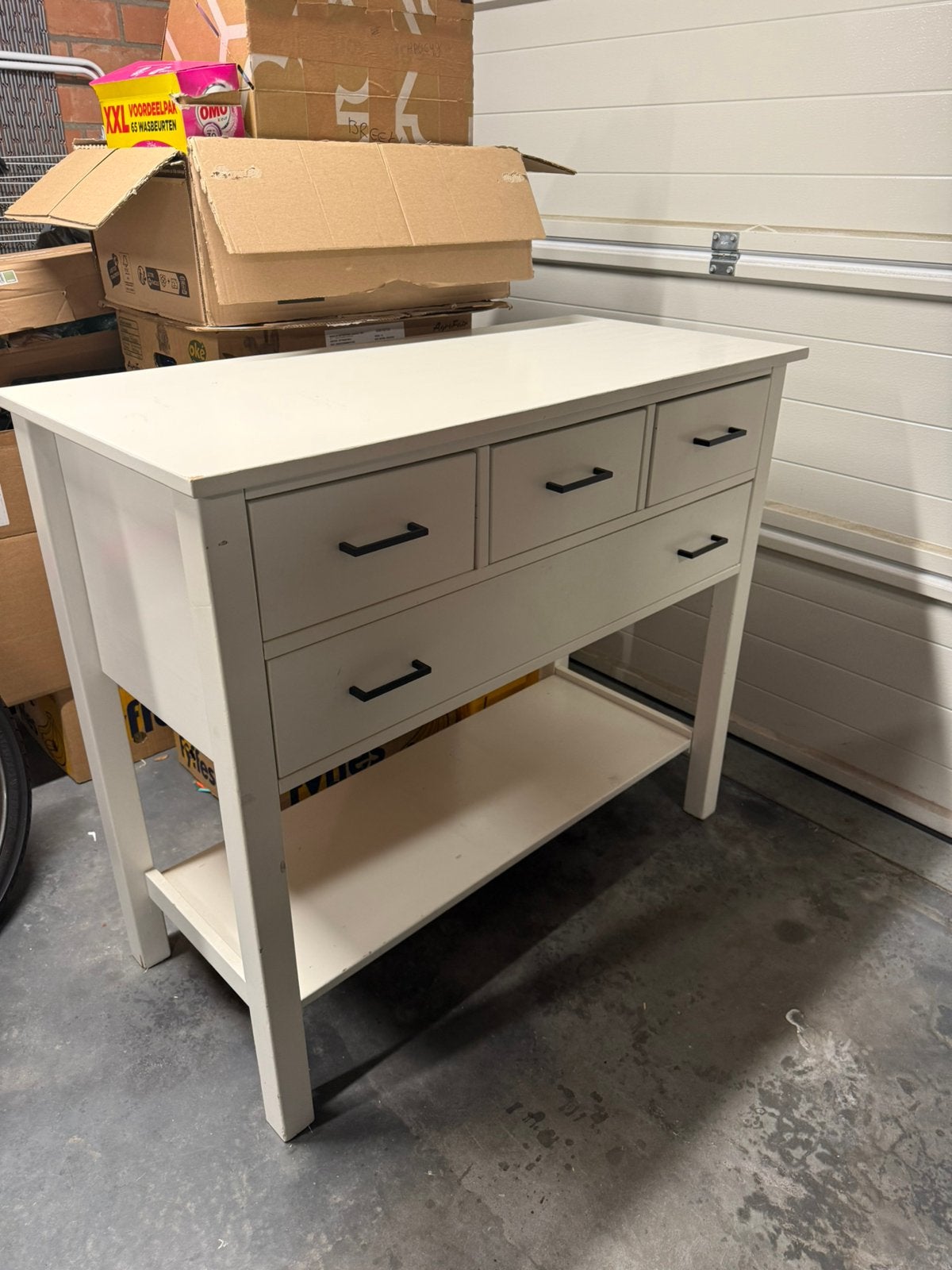 Witte commode dressoir ladenkast, Huis en Inrichting, Ophalen