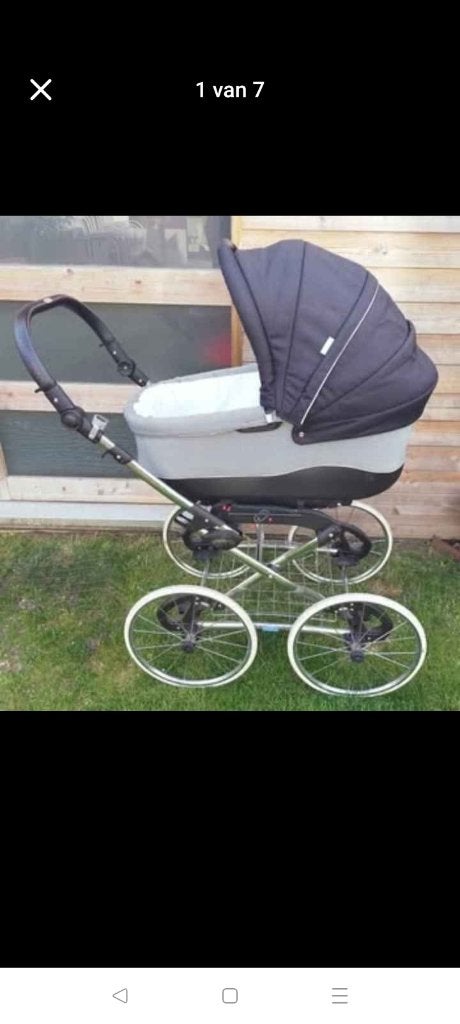 Retro buggy baby merc 3 in 1, Ophalen, Zo goed als nieuw, Overige merken, Regenhoes