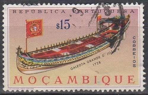 Portugees Mozambique -Galeta -Koninklijke sloep ui 1728-1964, Postzegels en Munten, Ophalen of Verzenden