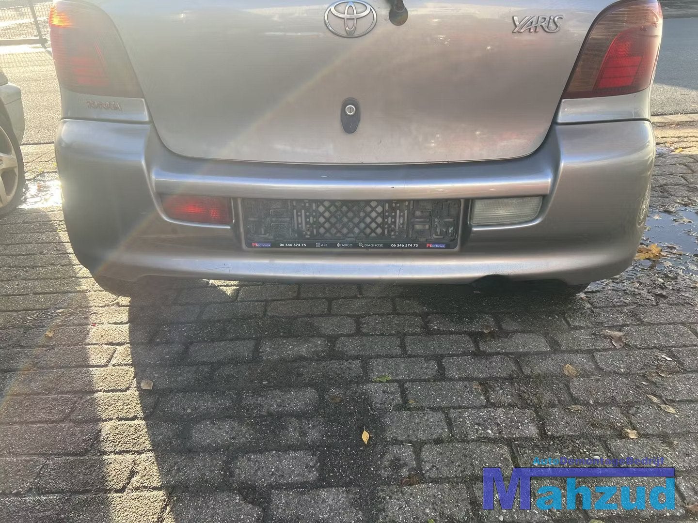 TOYOTA YARIS P1 Grijs achterbumper 1999-2004, Info@toyota.co.jp, Arrière, Pare-chocs, Toyota Motor Corporation