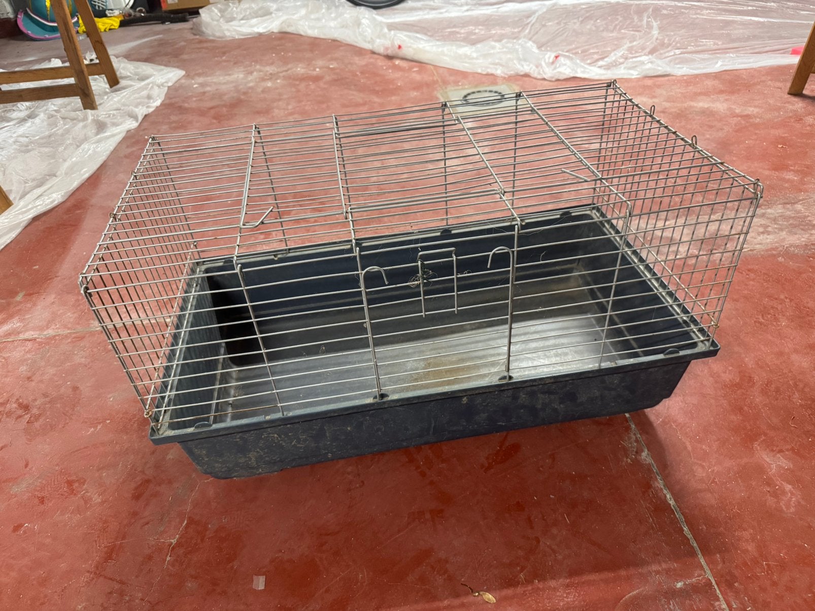 Grote stevige dierenkooi, Enlèvement, Utilisé