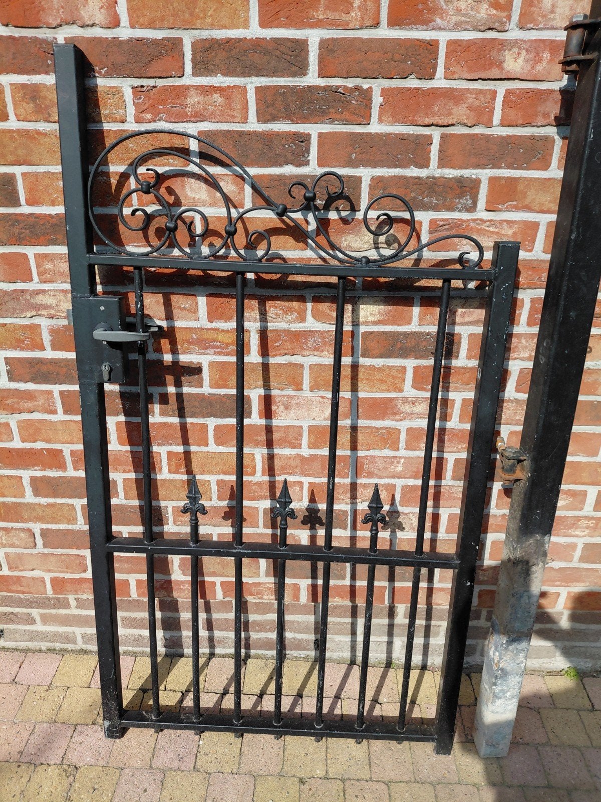 2 smeedijzeren poortjes, Tuin en Terras, Ophalen, Gebruikt, Minder dan 100 cm, Looppoort