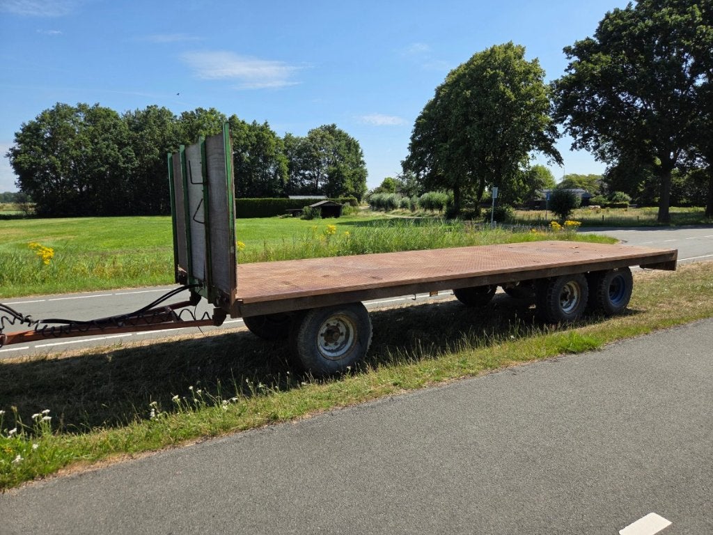 8 tons balenwagen tuinbouwwagen 3 assige aanhanger landbouw, Ophalen