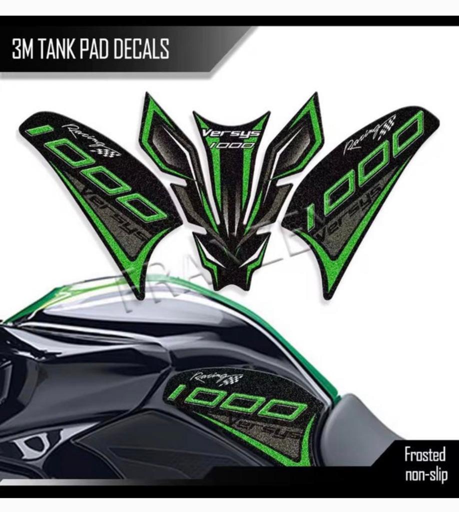 Kit d'autocollants Kawasaki Versys 1000 réservoir panneau, Enlèvement ou Envoi