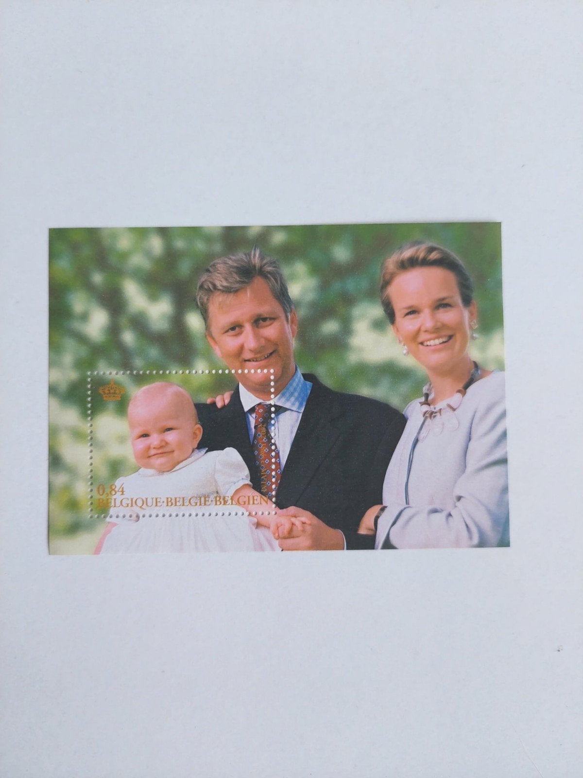 3 postzegels koningshuis geboorte prinses Astrid (ongebruikt, Ophalen