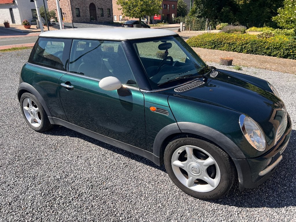 Mini Cooper 1.6 Automaat / Airco, Autos, Mini, Cuir, Achat, Noir, 2 portes