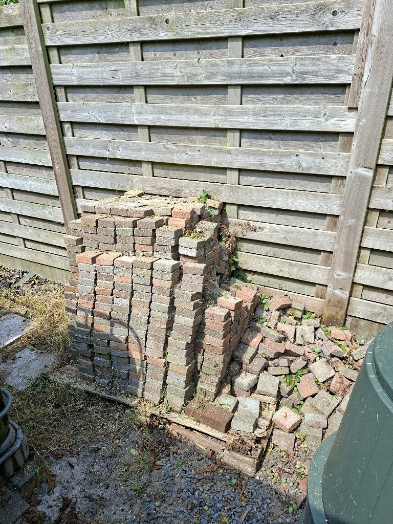 klinkers, gratis af te halen, Béton, Enlèvement, Utilisé, Briques