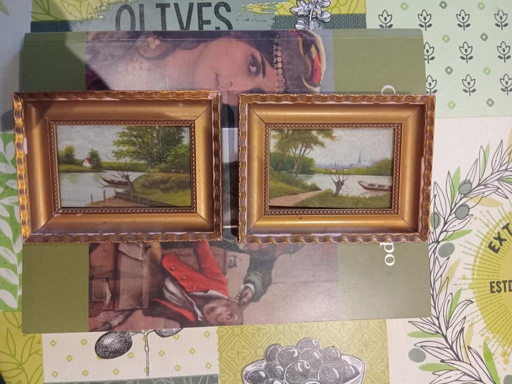 2 miniaturen hollands, Ophalen