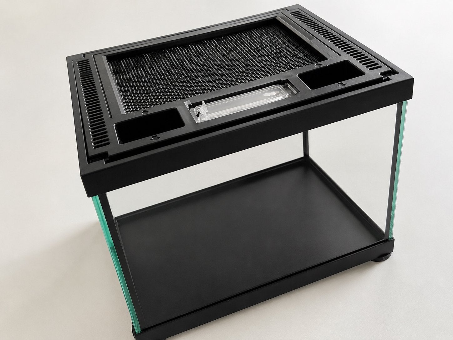 Glazen terrarium 20  20  16 cm, Dieren en Toebehoren, Reptielen en Amfibieën | Toebehoren, Zo goed als nieuw, Terrarium of Paludarium