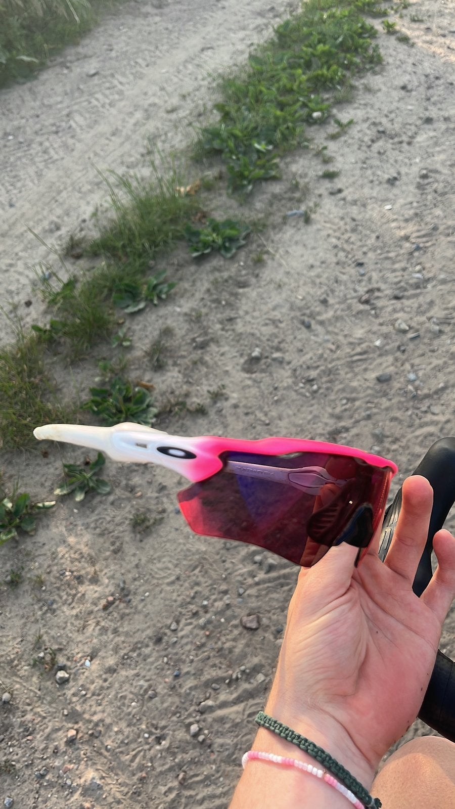 Oakley Radar EV CUSTOM PAINTED, Ophalen of Verzenden, Zo goed als nieuw