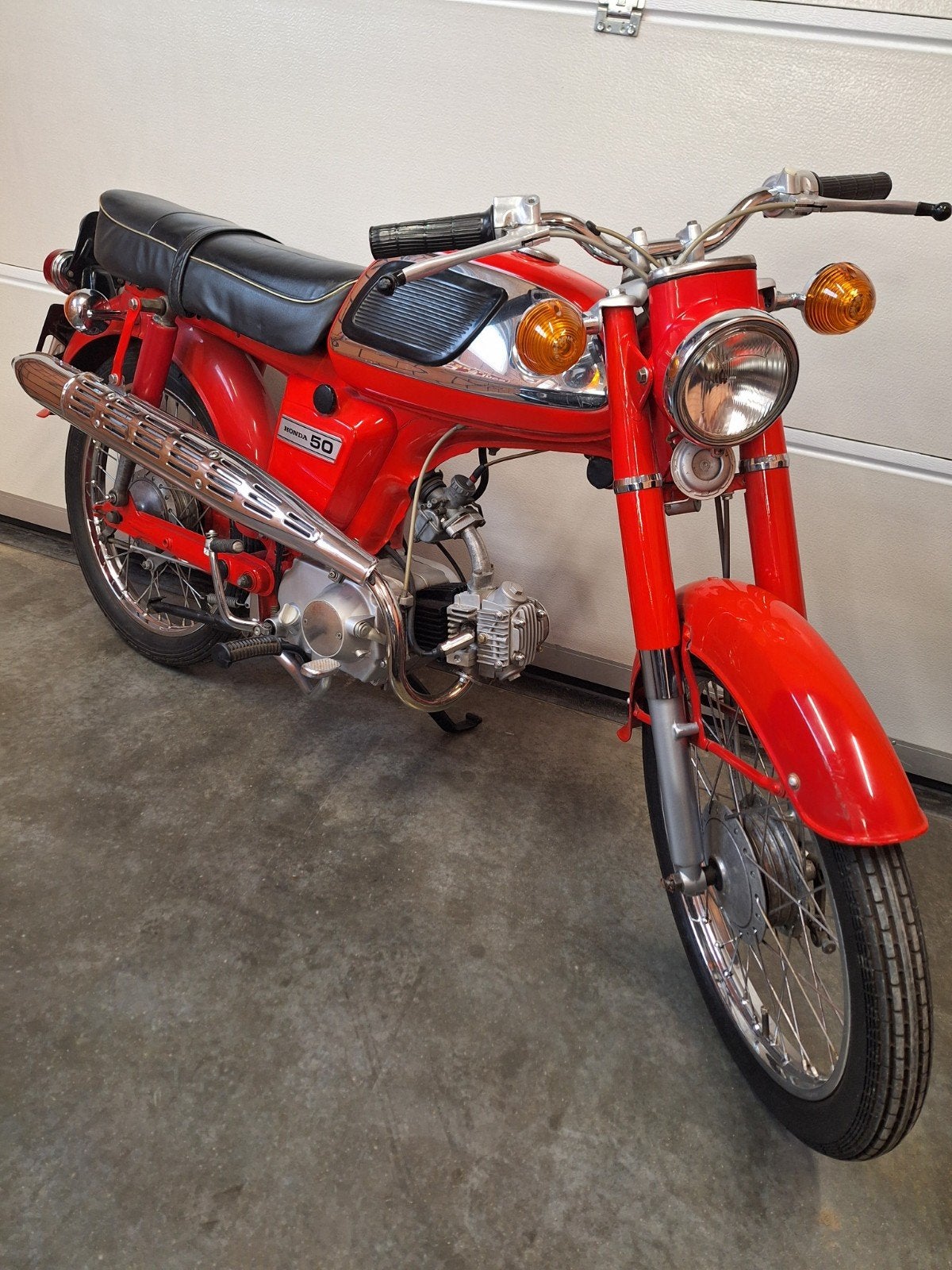 Honda CD50 belgisch model 1973, Fietsen en Brommers, Ophalen, Klasse B (45 km/u), 4 versnellingen