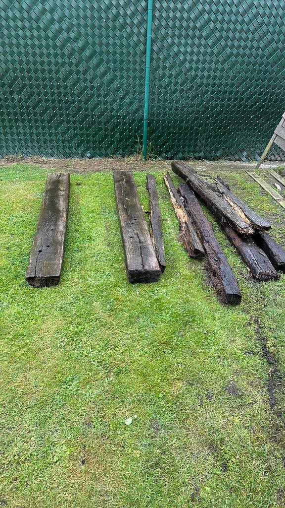 Treinbalken hout, Ophalen