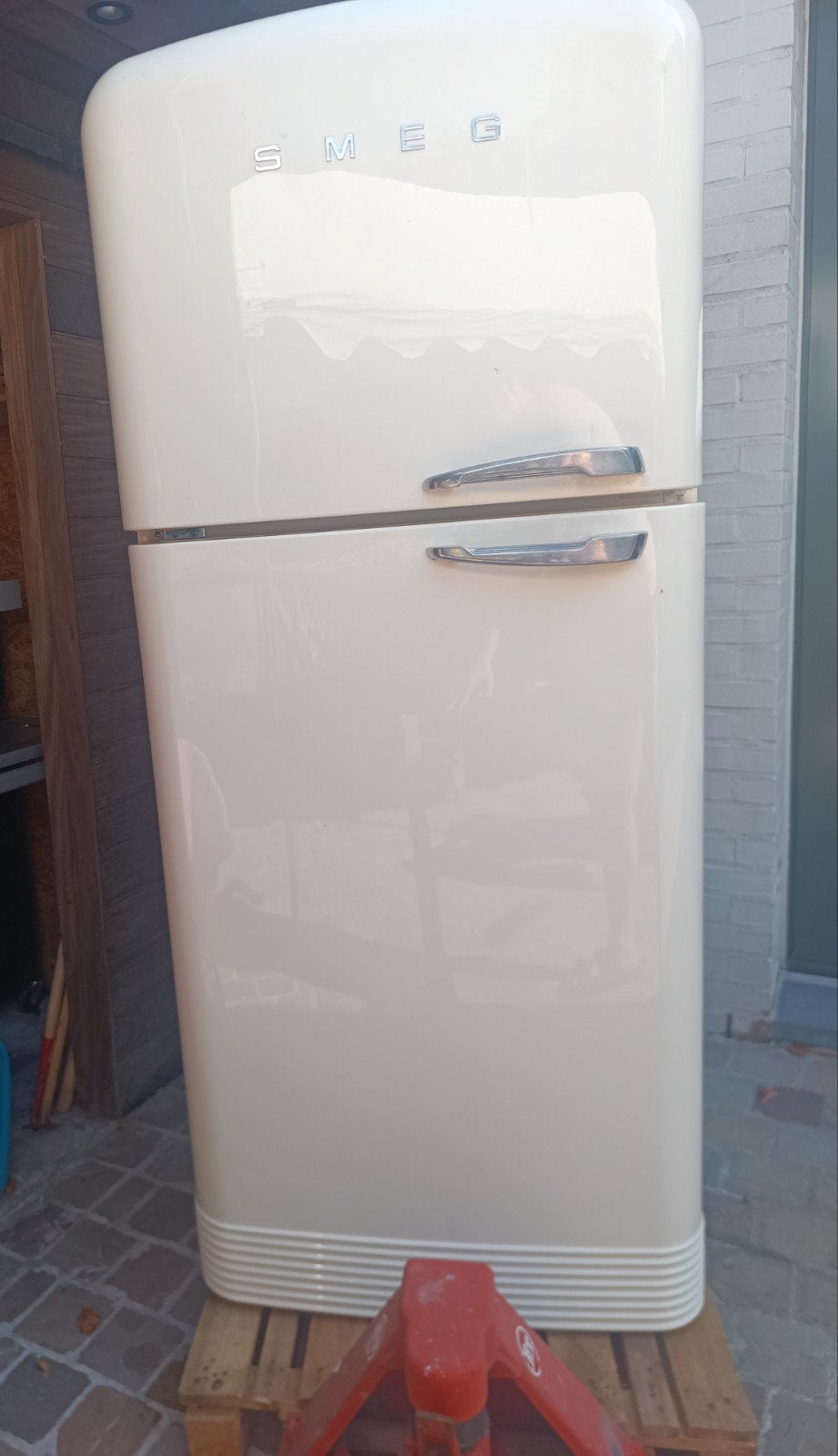 SMEG XXL koelkast, Ophalen