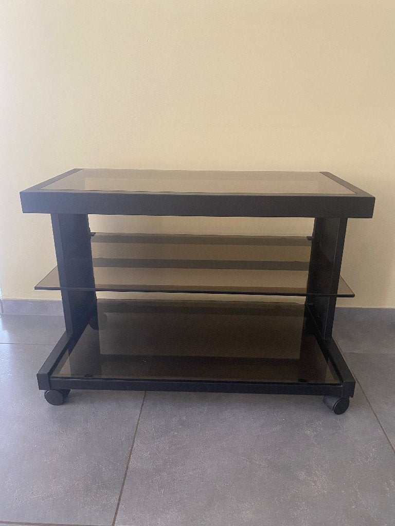 TV meubel, Maison & Meubles, 25 à 50 cm, Design, Moins de 100 cm, Verre