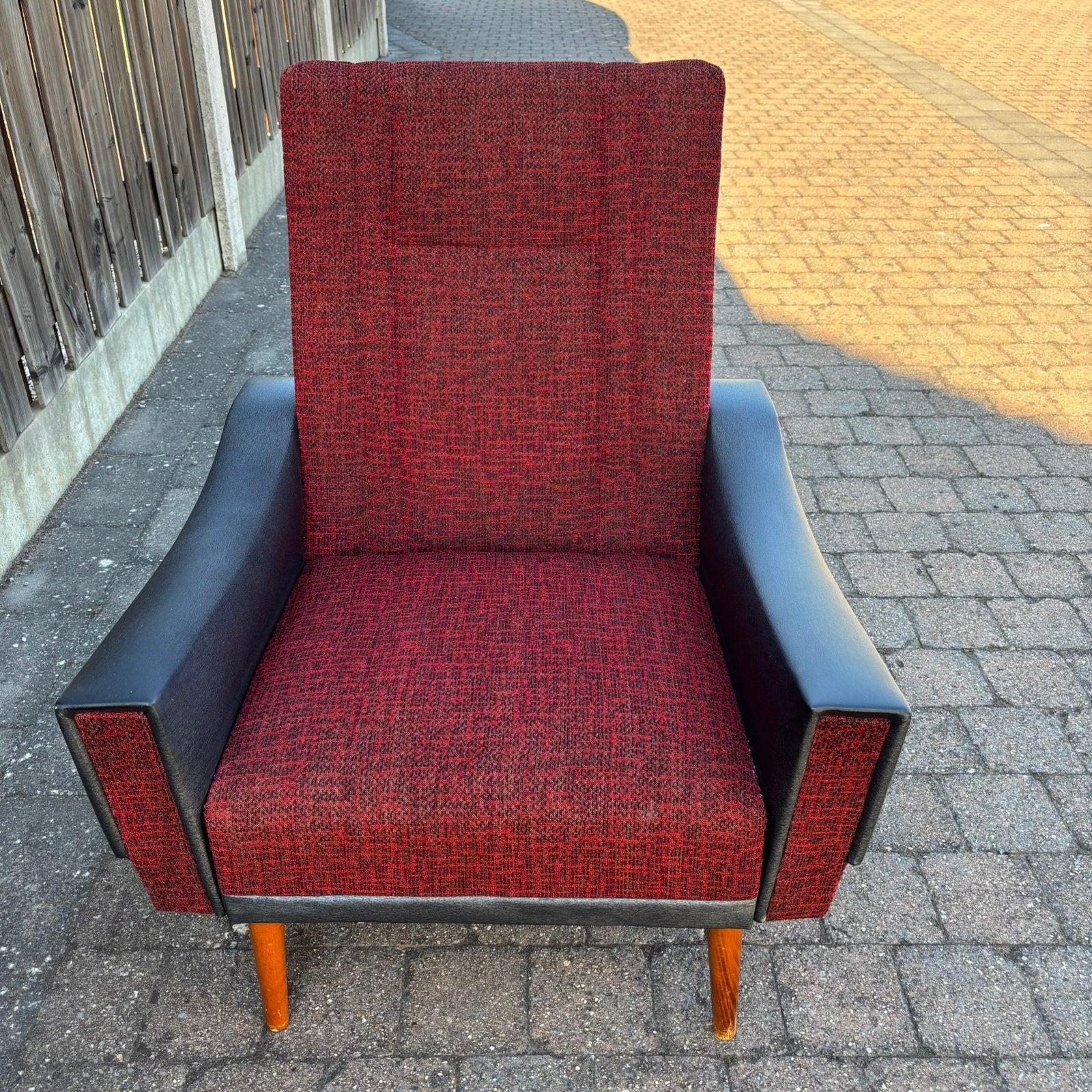 Vintage Fauteuil, Enlèvement, Comme neuf, Tissus