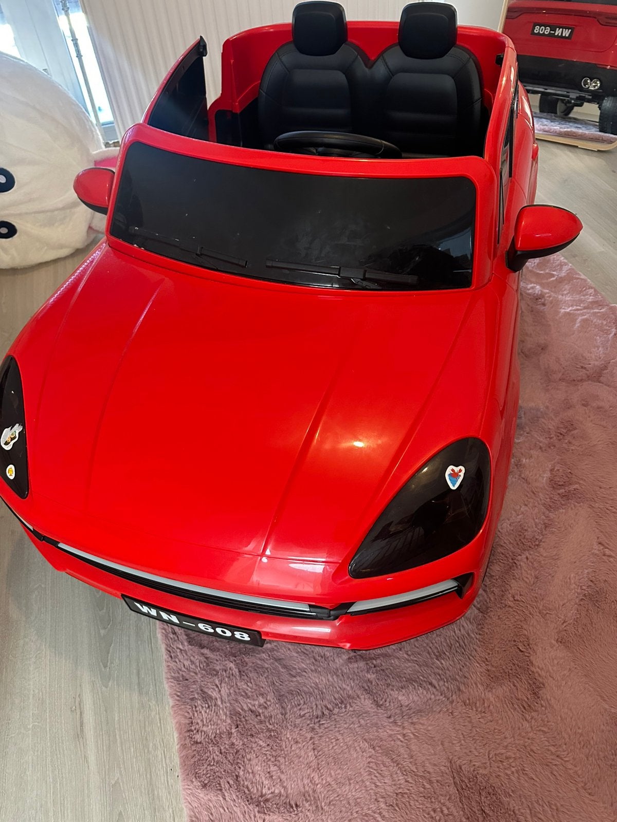 Elektrische kinderauto rood, Utilisé