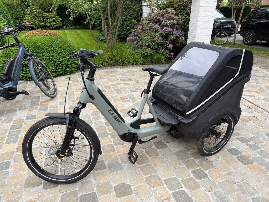 Cube Family Trike Hybrid, Huif, Zo goed als nieuw, 2 kinderen, Schijfrem