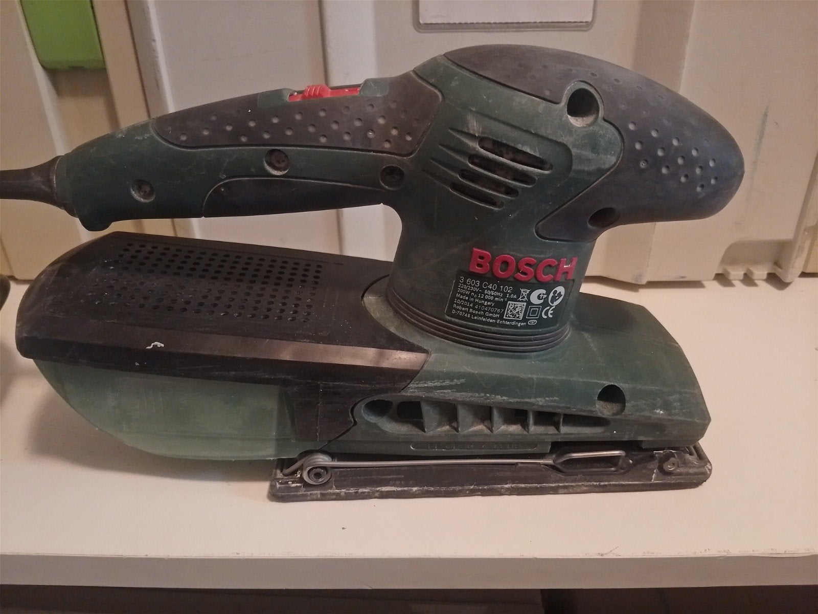 Bosch vlak schuurmachine, Ophalen, Gebruikt, Vlakschuurmachine